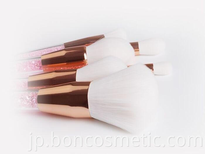 white hair makeup brushes